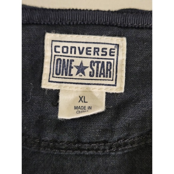 Converse Women's Black Short Sleeve Zippered Hooded Shirt Dress Skater Grunge - Picture 7 of 16